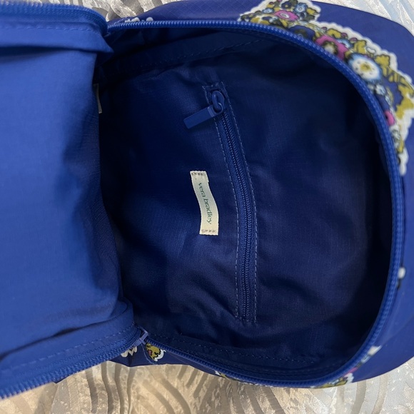 Vera Bradley Lorman Sling Backpack in the Kew Gardens Blue main image 4